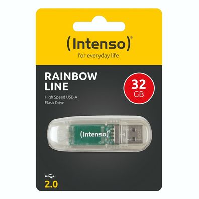 Intenso USB Stick Speicherstick Rainbow Line Farbig USB Datenspeicher 32GB