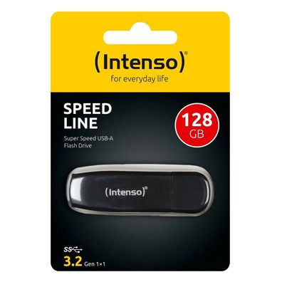 Intenso USB 3.2 Stick Speicherstick Speed Line Fast USB Datenspeicher 128GB