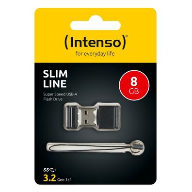 Intenso Slim Line USB Stick 3.2 USB-Stick Flash Drive 8GB 16GB 32GB 64GB 128GB