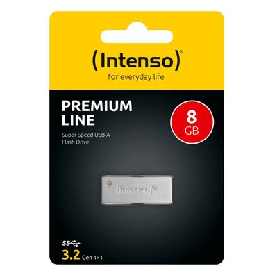 Intenso Premium Line USB 3.2 Stick Metall Speicherstick 8GB 16GB 32GB 64GB 128GB