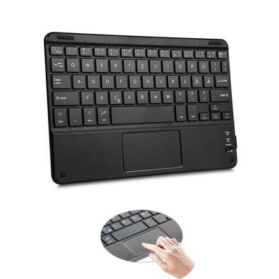 DE Wireless Bluetooth Tastatur kabellos Keyboard Für Samsung Galaxy Tab A7 A8