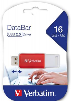 Verbatim DataBar USB Stick 16GB 32GB 64GB 128GB USB Stick 2.0 DataTraveler