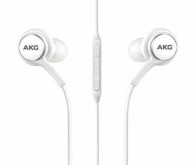 Samsung AKG Kopfhörer Für Galaxy Tab A7 T500 Headset Hörer Mikrofon Weiß