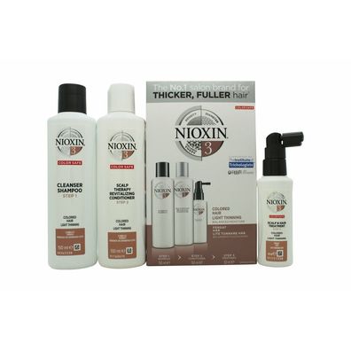 Nioxin 3 Part System No.3 Gift Set 3 Pieces - Coloured Hair