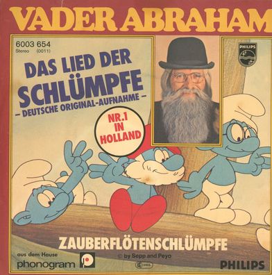 7" Cover Vader Abraham - Das Lied der Schlümpfe