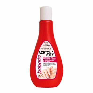 Babaria Pure Acetone Enamels And Permanent Gels 200ml