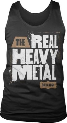 Gold Rush Real Heavy Metal Tank Top Black