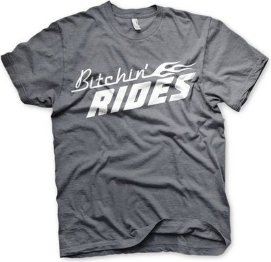 Bitchin' Rides Logo T-Shirt Dark-Heather