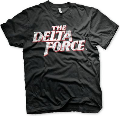 The Delta Force Washed Logo T-Shirt Black