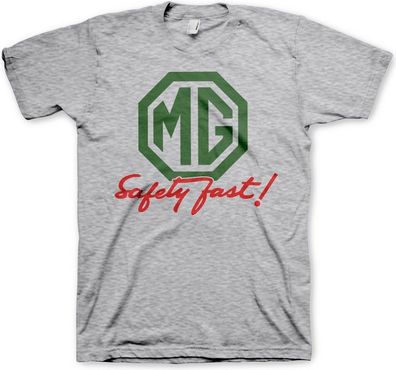 The MG Safely Fast T-Shirt Heather-Grey