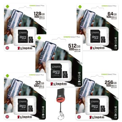 Kingston Micro SD Speicherkarte passend Für Samsung Galaxy A32/ A32 5G/ A22/ A22 5G