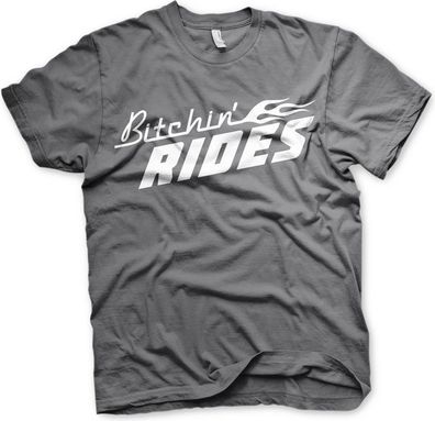 Bitchin' Rides Logo T-Shirt Dark-Grey