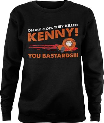 South Park The Killed Kenny Girly Sweatshirt Damen Black