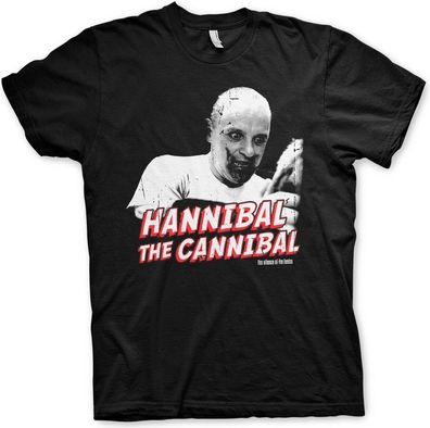 The Silence of the Lambs Hannibal The Cannibal T-Shirt Black