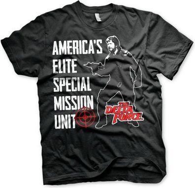 Delta Force America's Elite Special Mission Unit T-Shirt Black