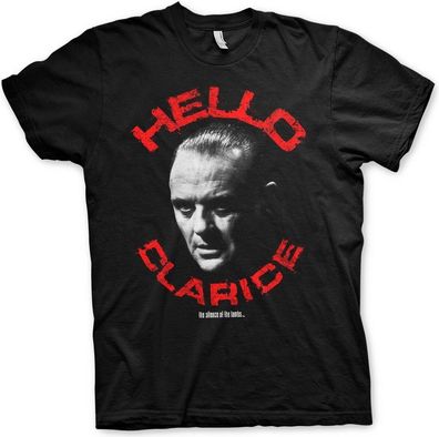 The Silence Of The Lambs Hello Clarice T-Shirt Black