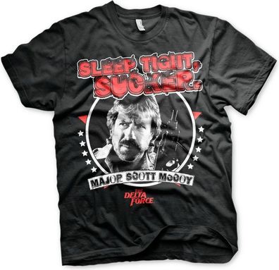 Delta Force Chuck Norris Sleep Tight, Sucker T-Shirt Black