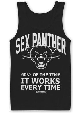 Anchorman Sex Panther Tank Top Black