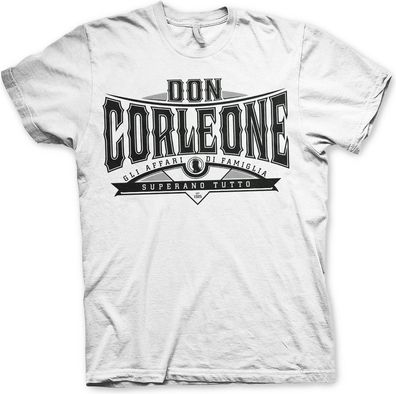 The Godfather Don Corleone Superano Tutto T-Shirt White