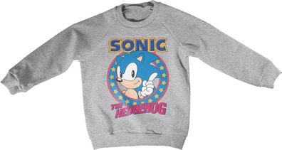 Sonic The Hedgehog Kids Sweatshirt Kinder Heather-Grey