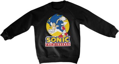 Fast Sonic The Hedgehog Kids Sweatshirt Kinder Black
