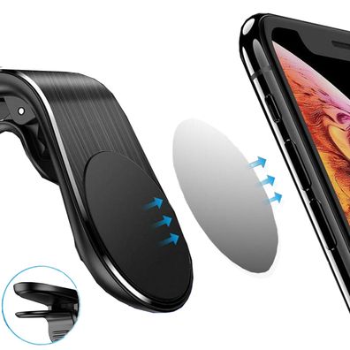 Auto Handyhalterung Magnet Lüftungsgitter Halter KFZ Für Apple iPhone SE 2020