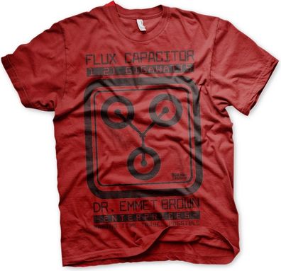 Back to the Future Flux Capacitor T-Shirt Tango-Red