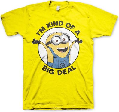 Minions I'm Kind Of A Big Deal T-Shirt Yellow