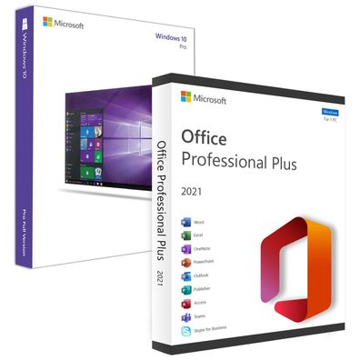 Microsoft Office 2021 Professional Plus Pro + Windows 10 Professional Pro | 24/7