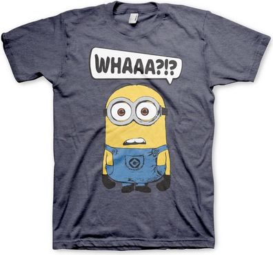Minions Whaaa?!? T-Shirt Navy-Heather