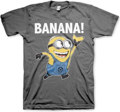 Minions Banana! T-Shirt Dark-Grey