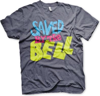 Saved By The Bell Distressed Logo T-Shirt Navy-Heather