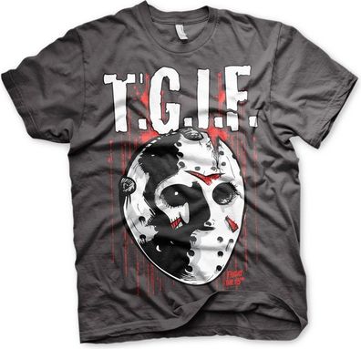 Friday The 13th T.G.I.F. T-Shirt Dark-Grey