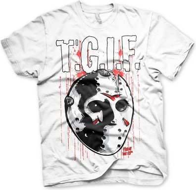 Friday The 13th T.G.I.F. T-Shirt White