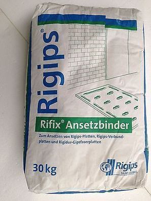 Rigips Ansetzbinder Rifix mit 30kg Inhalt