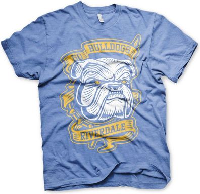 Riverdale Go Bulldogs T-Shirt Blue-Heather