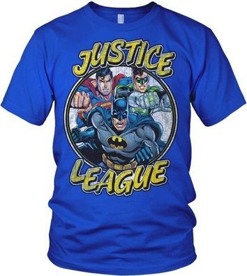 Justice League Team Tee T-Shirt Blue