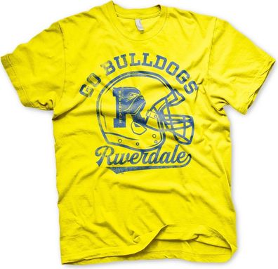 Riverdale Go Bulldogs Vintage T-Shirt Yellow
