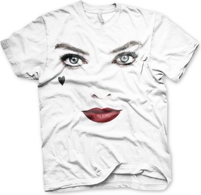 Birds of Prey Harley Quinn Face-Up T-Shirt White