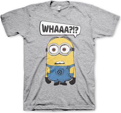 Minions Whaaa?!? T-Shirt Heather-Grey