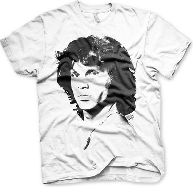 Jim Morrison Portrait T-Shirt White