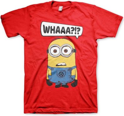 Minions Whaaa?!? T-Shirt Red