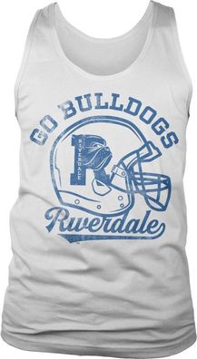 Riverdale Go Bulldogs Vintage Tank Top White