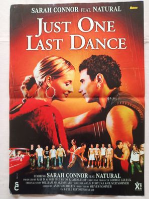 Originales altes Poster Film Just one last Dance Sarah Connor
