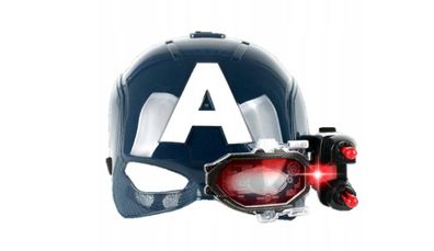 Verkleidungsmaske Captain America Leuchtende Raketenwerfer-Maske - Perfekt für Partys