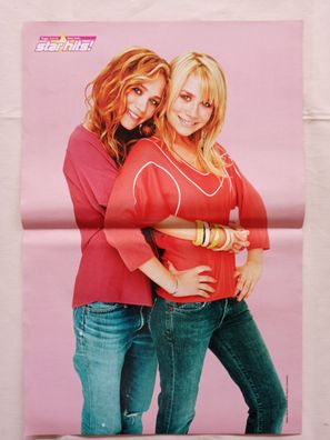 Originales altes Poster Olsen Twins + Garfiled
