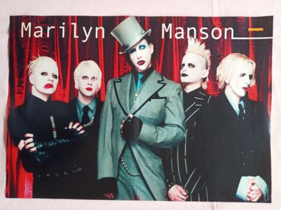 Originales altes Poster Marilyn Manson + Preluders