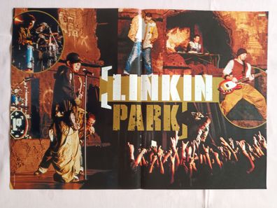 Originales altes Poster Linkin Park + Sarah & Freddie
