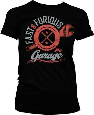 Fast & Furious Garage Girly Tee Damen T-Shirt Black