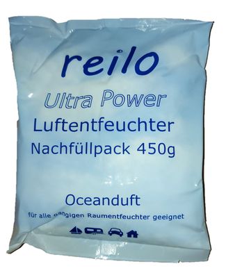 2x 450g UP "Oceanduft" Raum-/ Luftentfeuchter Granulat im Vliesbeutel